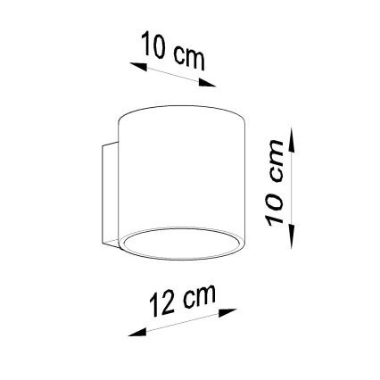 Brilagi - LED zidno spot svetlo FRIDA 1xG9/3,5W/230V beton