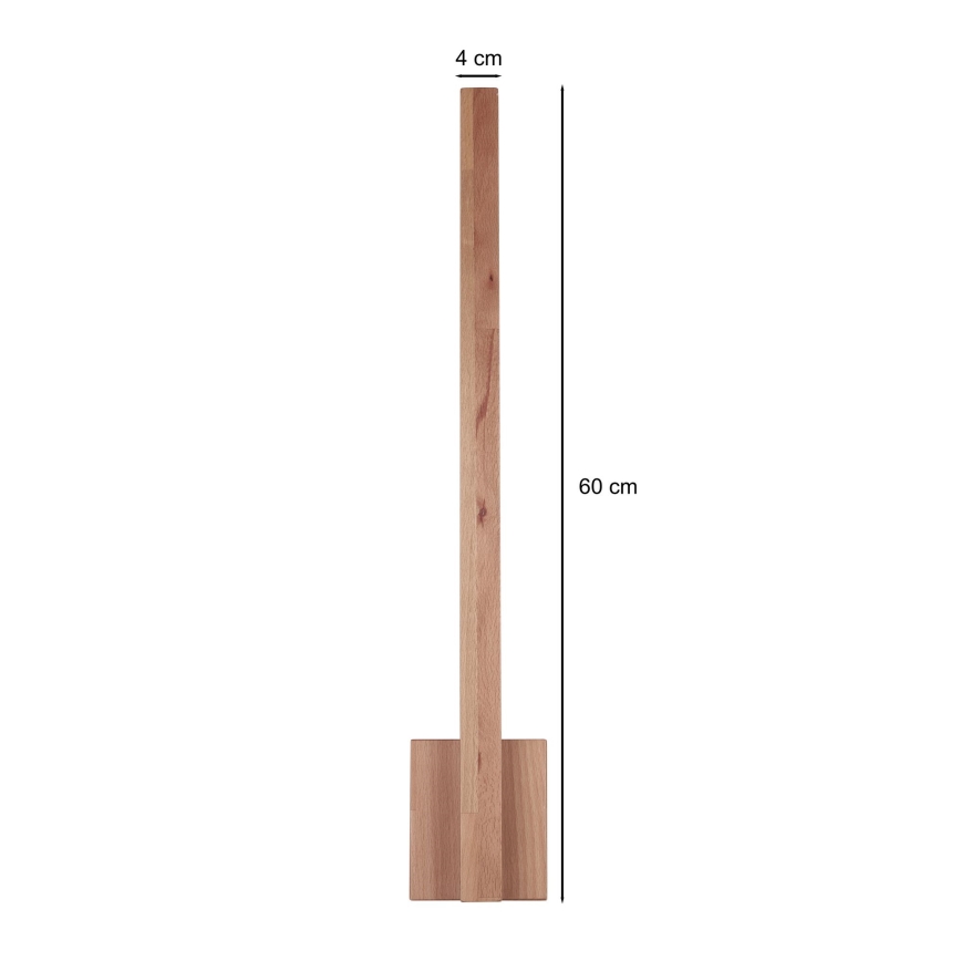 BRILAGI - LED Zidno svetlo GARDALINE LED/90W/230V 60 cm hrast