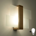 Brilagi - LED zidno svetlo HERA 1xE27/7,5W/230V drveno