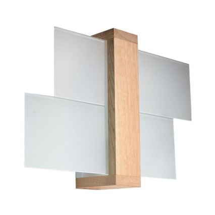 Brilagi - LED zidno svetlo HERA 1xE27/7,5W/230V drveno