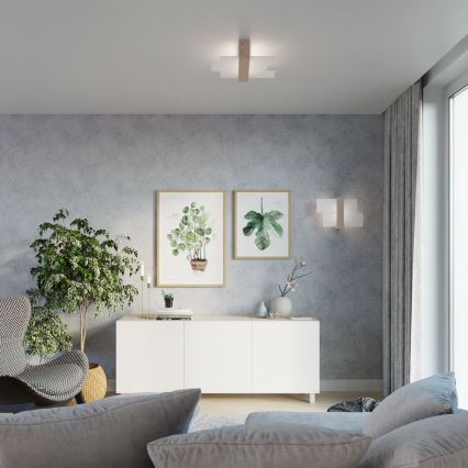 Brilagi - LED zidno svetlo HERA 1xE27/7,5W/230V drveno