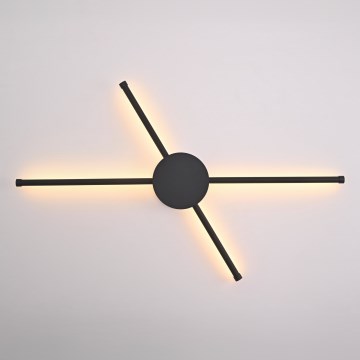 Brilagi - LED zidno svetlo LUGO QUATTRO LED/16W/230V crno