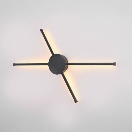 Brilagi - LED zidno svetlo LUGO QUATTRO LED/16W/230V crno