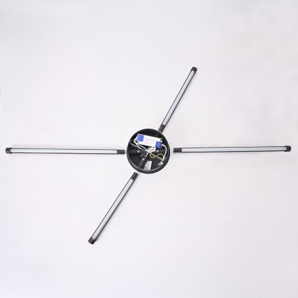 Brilagi - LED zidno svetlo LUGO QUATTRO LED/16W/230V crno