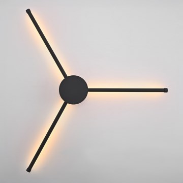 Brilagi - LED zidno svetlo LUGO TRE LED/14W/230V crno