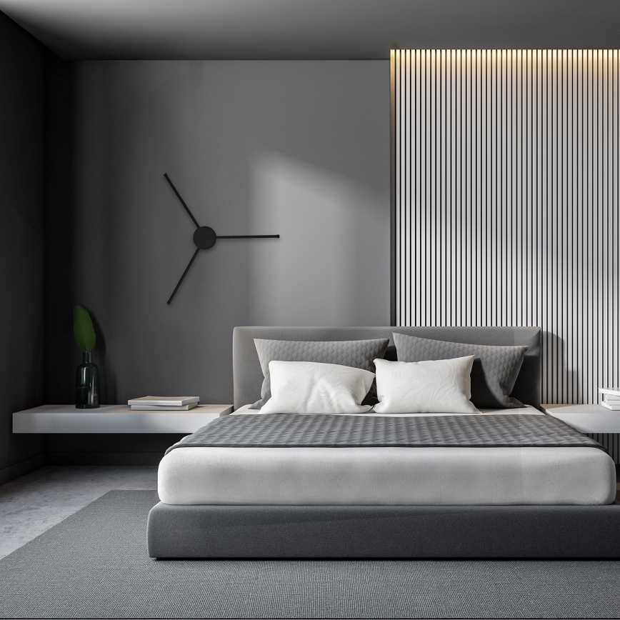 Brilagi - LED zidno svetlo LUGO TRE LED/14W/230V crno