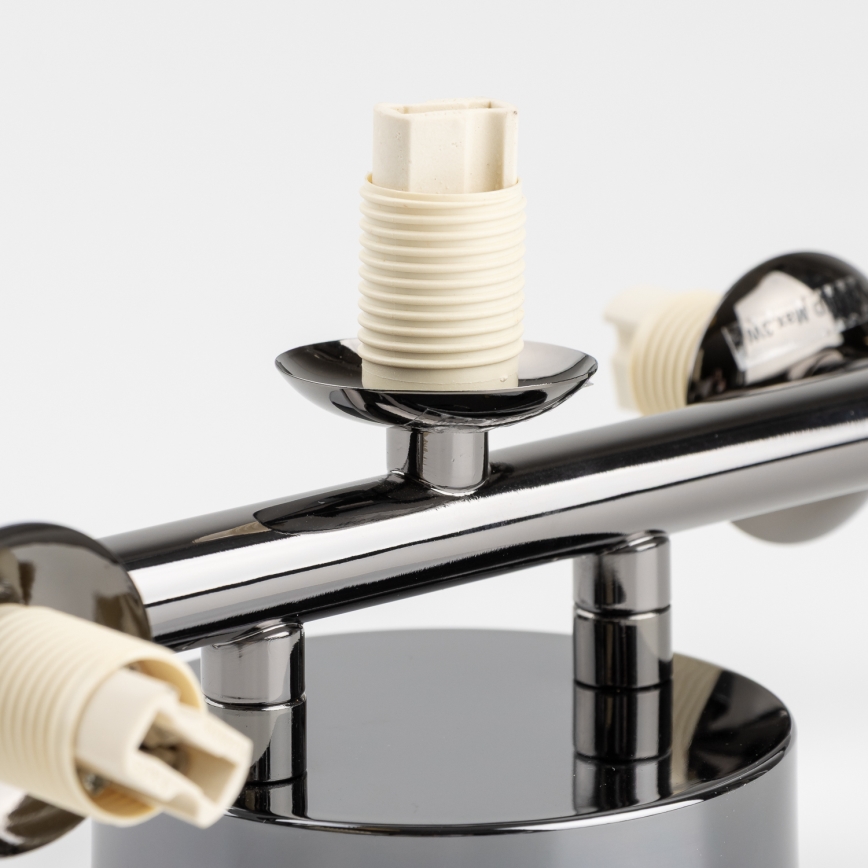 Brilagi - LED zidno svetlo MILLA 3xG9/3W/230V crni hrom/dimljeno staklo