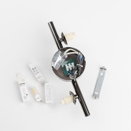 Brilagi - LED zidno svetlo MILLA 3xG9/3W/230V crni hrom/dimljeno staklo