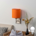 BRILAGI - LED zidno svetlo NUBILA 1xE27/60W/230V mat hrom/narandžasta