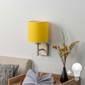 BRILAGI - LED zidno svetlo NUBILA 1xE27/60W/230V mat hrom/žuta