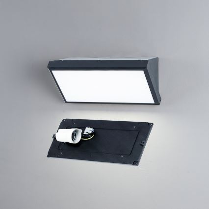 Brilagi - LED prigušiva spoljno zidno svetlo TRIANGLE 1xE27/6W/230V 2700-6500K IP65 antracit