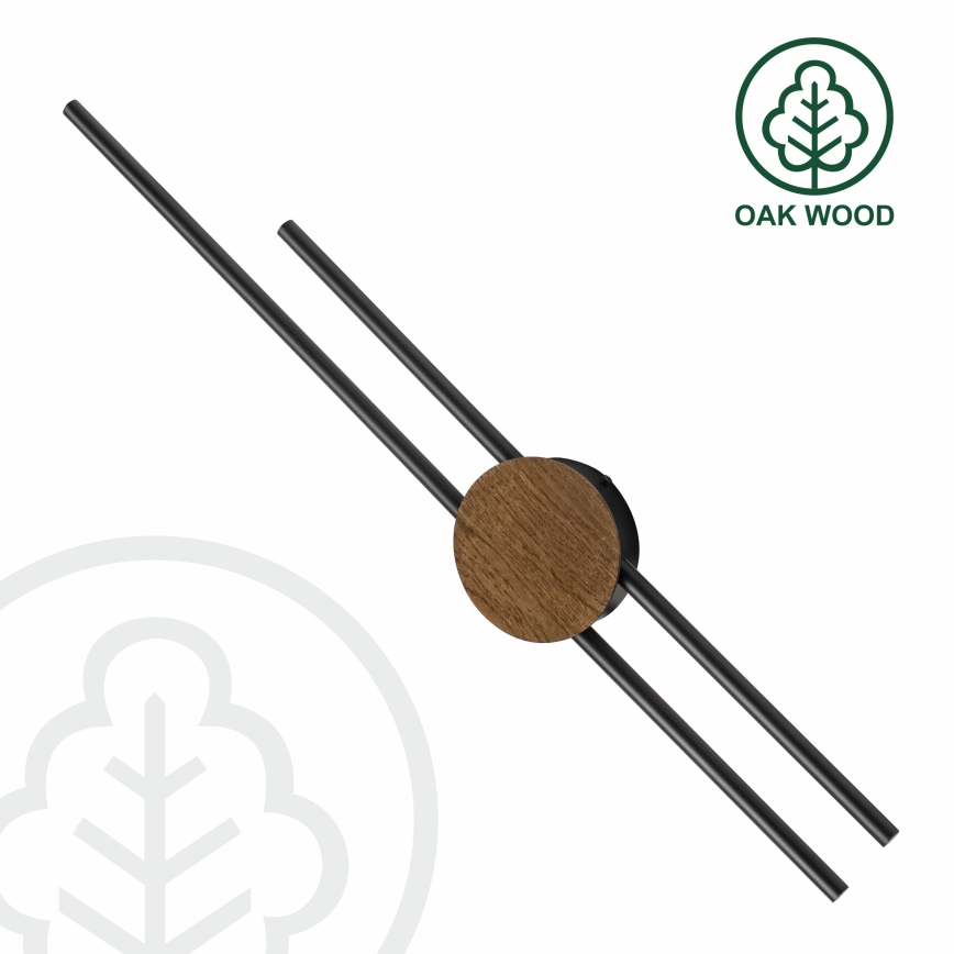 Brilagi - LED zidno svetlo WOODY COLLINE LED/15W/230V 80 cm hrast orah