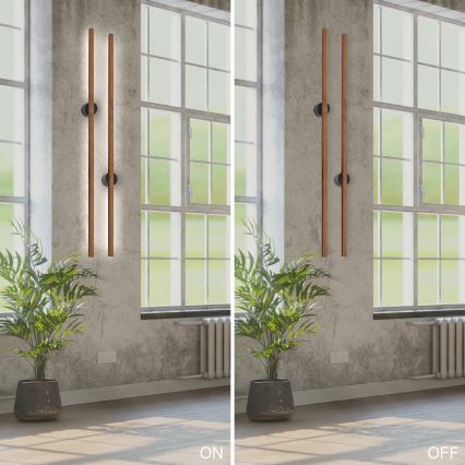 Brilagi - LED zidno svetlo WOODY LINE LED/12W/230V 120 cm hrast trešnja