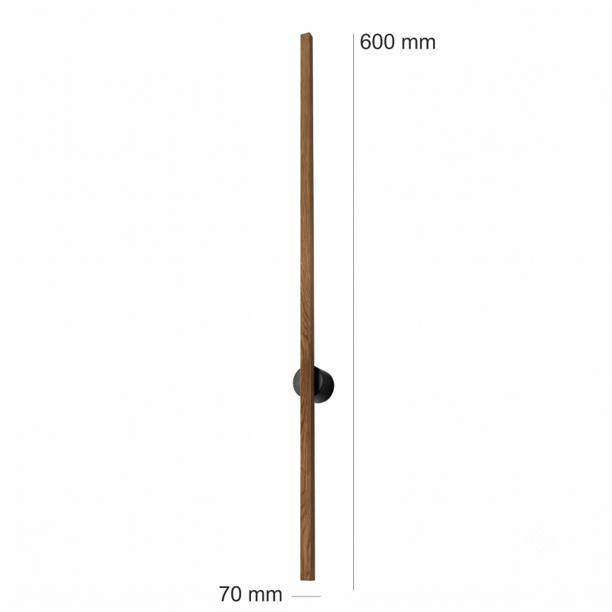 BRILAGI - LED zidno svetlo WOODY LINE LED/7W/230V 4000K 60 cm hrast orah