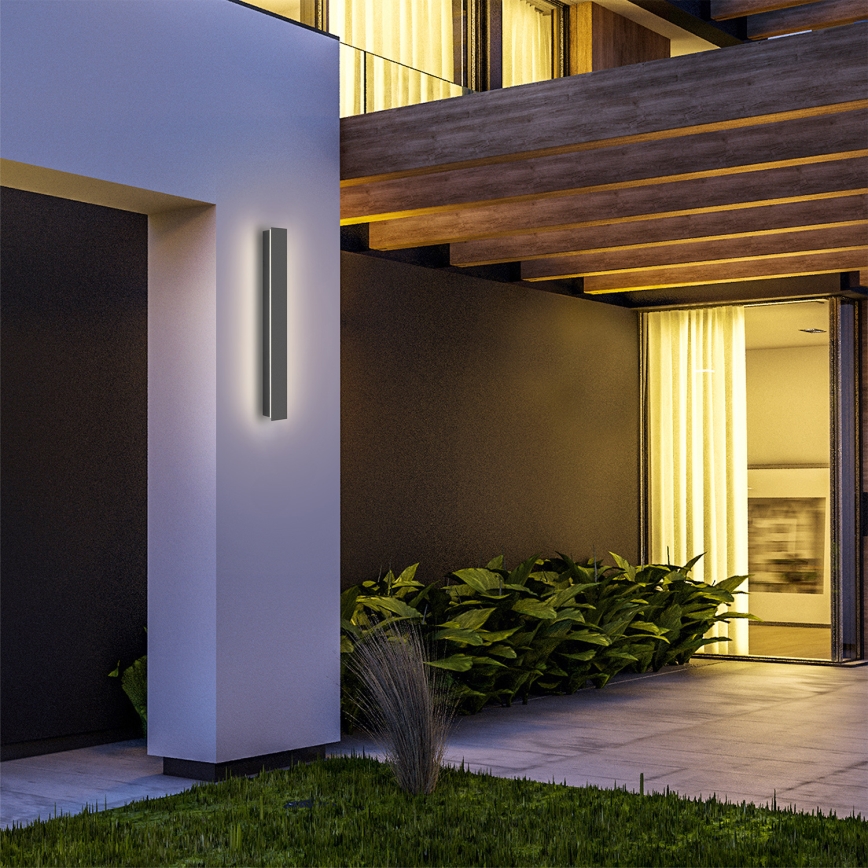 Brilagi - LED spoljašnje zidno svetlo LINEAR LED/12W/230V 4000K IP65 50 cm antracit CRI 90
