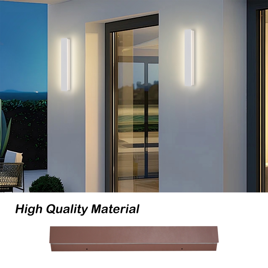Brilagi - LED spoljašnje zidno svetlo LINEAR LED/8W/230V 3000K IP65 30 cm belo CRI 90