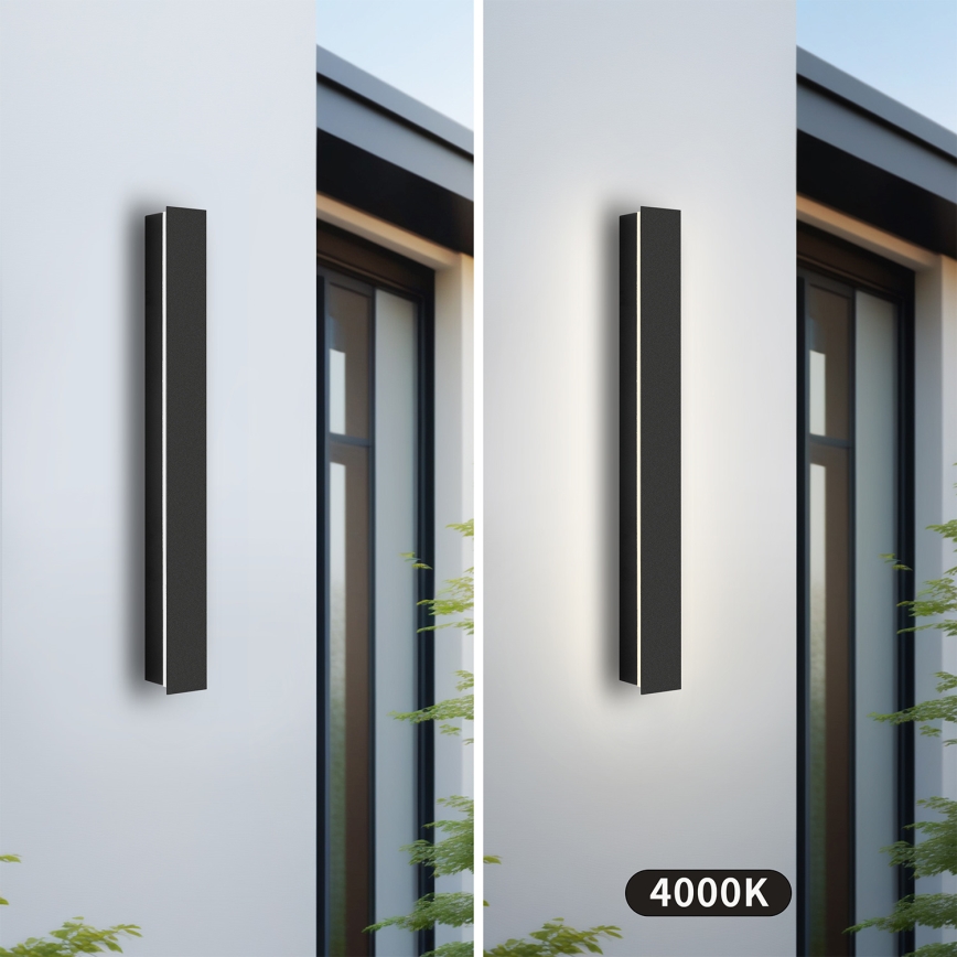 Brilagi - LED spoljno zidno svetlo LINEAR LED/12W/230V 4000K IP65 50 cm crno CRI 90