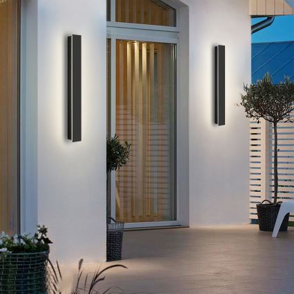 Brilagi - LED spoljno zidno svetlo LINEAR LED/12W/230V 4000K IP65 50 cm crno CRI 90