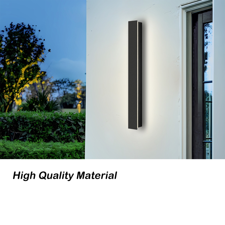 Brilagi - LED spoljno zidno svetlo LINEAR LED/12W/230V 4000K IP65 50 cm crno CRI 90