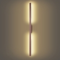 Brilagi - LUNA spoljno zidno LED svetlo 30W/230V 3000K IP65 150 cm smeđa CRI 90