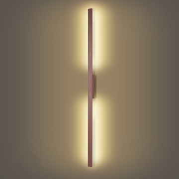 Brilagi - LUNA spoljno zidno LED svetlo 30W/230V 3000K IP65 150 cm smeđa CRI 90