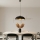 Brilagi - Luster ABRAHAM na lanku, 1xE27/60W/230V, prečnik 45 cm, crna