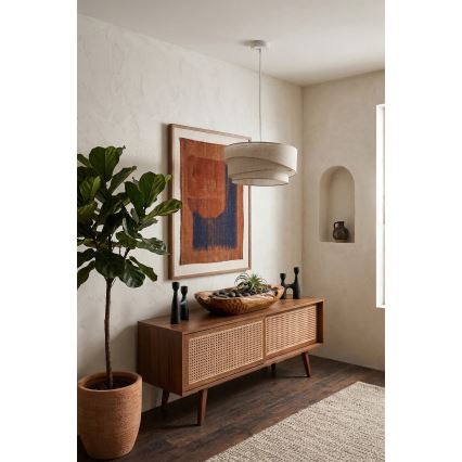 Brilagi - Luster ARROW na sajli 1xE27/60W/230V prečnik 45 cm bež