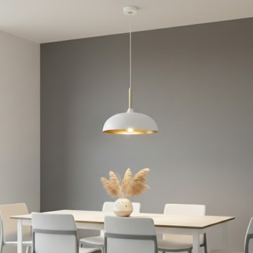 Brilagi - Luster na kablu ABRAHAM 1xE27/60W/230V prečnik 35 cm beli