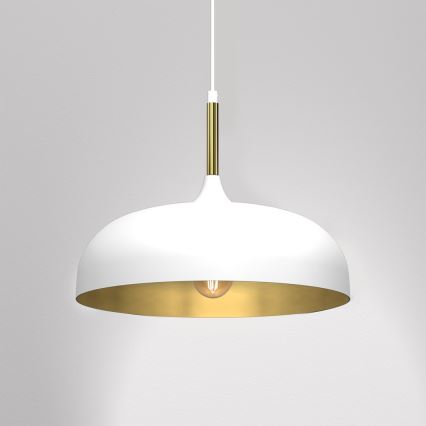Brilagi - Luster na kablu ABRAHAM 1xE27/60W/230V prečnik 35 cm beli
