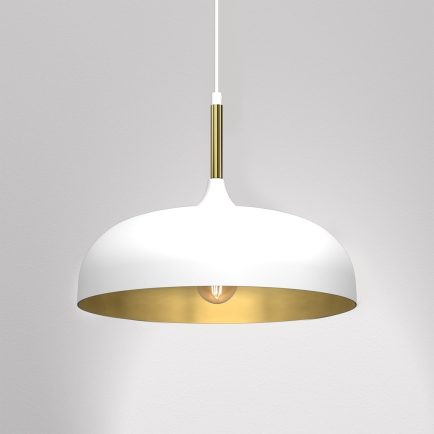 Brilagi - Luster na kablu ABRAHAM 1xE27/60W/230V prečnik 35 cm beli