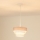 Brilagi - Luster na kablu ALASKA LUNETA 1xE27/15W/230V preč. 25 cm siva/krem