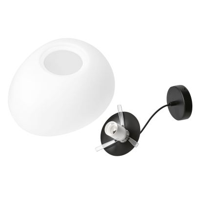 BRILAGI - Luster na kablu PEBBLES 1xE27/40W/230V Ø 25 cm crna
