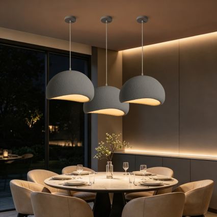 BRILAGI - Luster na kablu WABI SABI 1xE27/60W/230V prečnik 40 cm siva