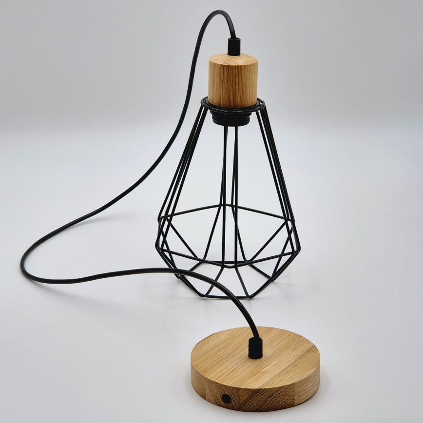 Brilagi - Luster na kablu WOODY BASKET 1xE27/60W/230V hrast