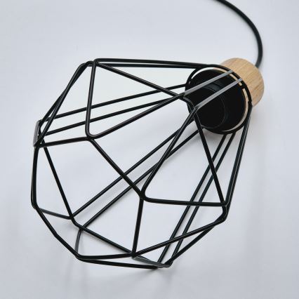 Brilagi - Luster na kablu WOODY BASKET 1xE27/60W/230V hrast