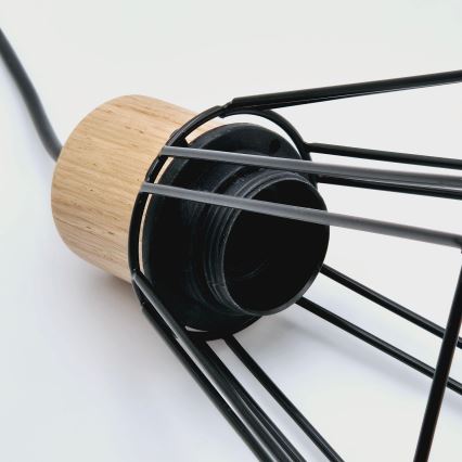Brilagi - Luster na kablu WOODY BASKET 1xE27/60W/230V hrast