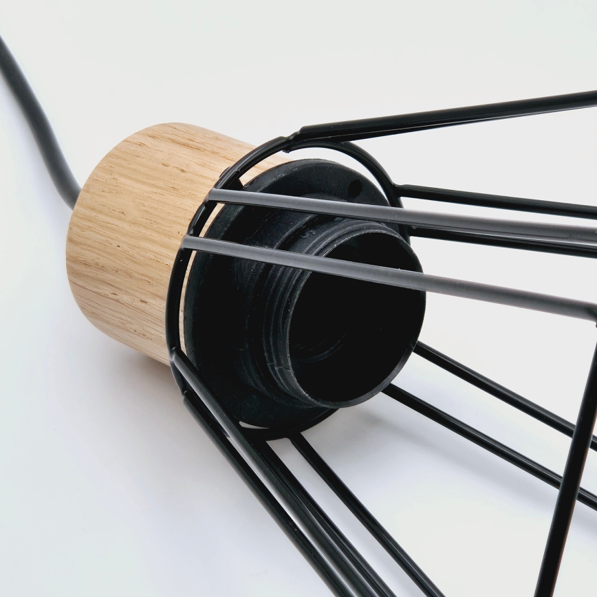 Brilagi - Luster na kablu WOODY BASKET 1xE27/60W/230V hrast