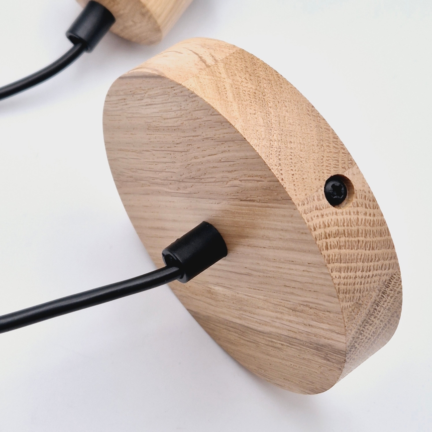 Brilagi - Luster na kablu WOODY BASKET 1xE27/60W/230V hrast