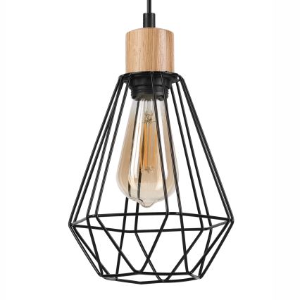 Brilagi - Luster na kablu WOODY BASKET 1xE27/60W/230V hrast
