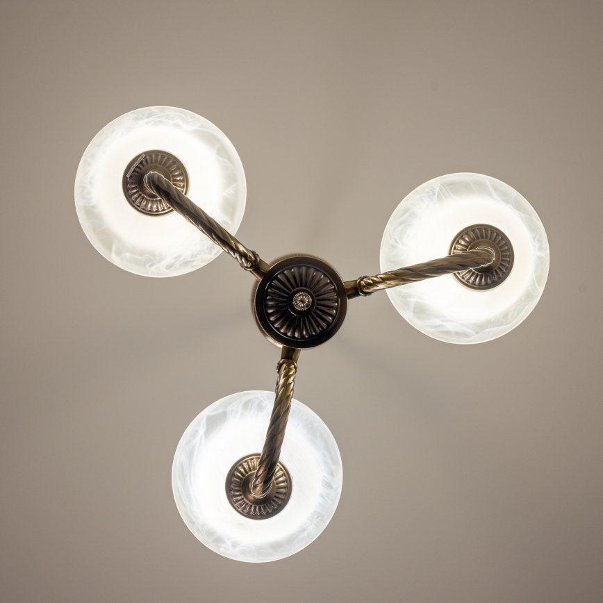 BRILAGI - Luster na lancu CLASSIC 3xE14/10W/230V mesing