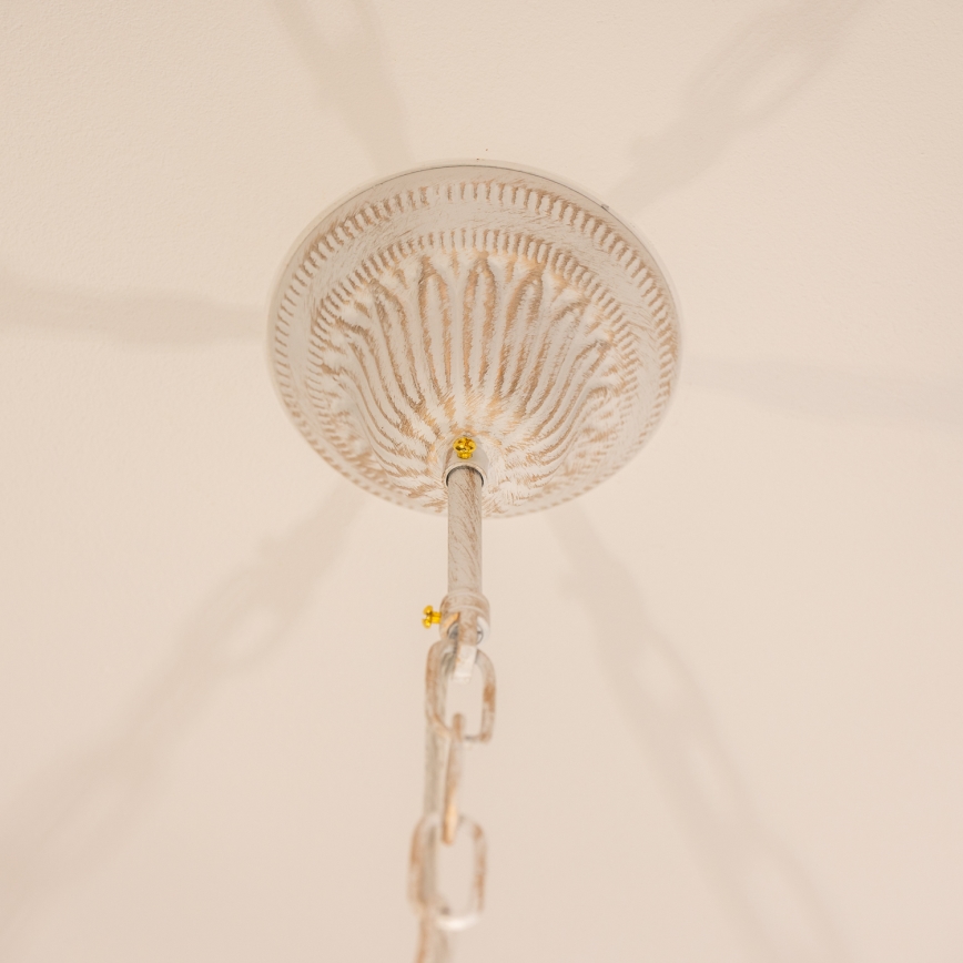 BRILAGI - Luster na lancu CLASSIC 6xE14/10W/230V krem/patina