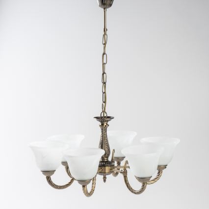 BRILAGI - Luster na lancu CLASSIC 6xE14/10W/230V mesing