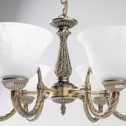 BRILAGI - Luster na lancu CLASSIC 6xE14/10W/230V mesing