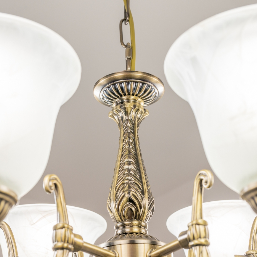 BRILAGI - Luster na lancu CLASSIC 6xE14/10W/230V mesing