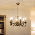 BRILAGI - Luster na lancu CLASSIC 6xE14/60W/230V mesing