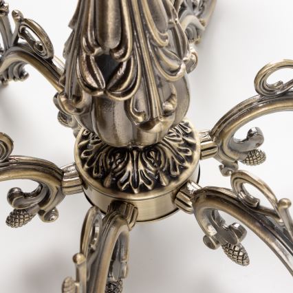 Brilagi - Luster na lancu CLASSIC 6xE14/60W/230V mesing