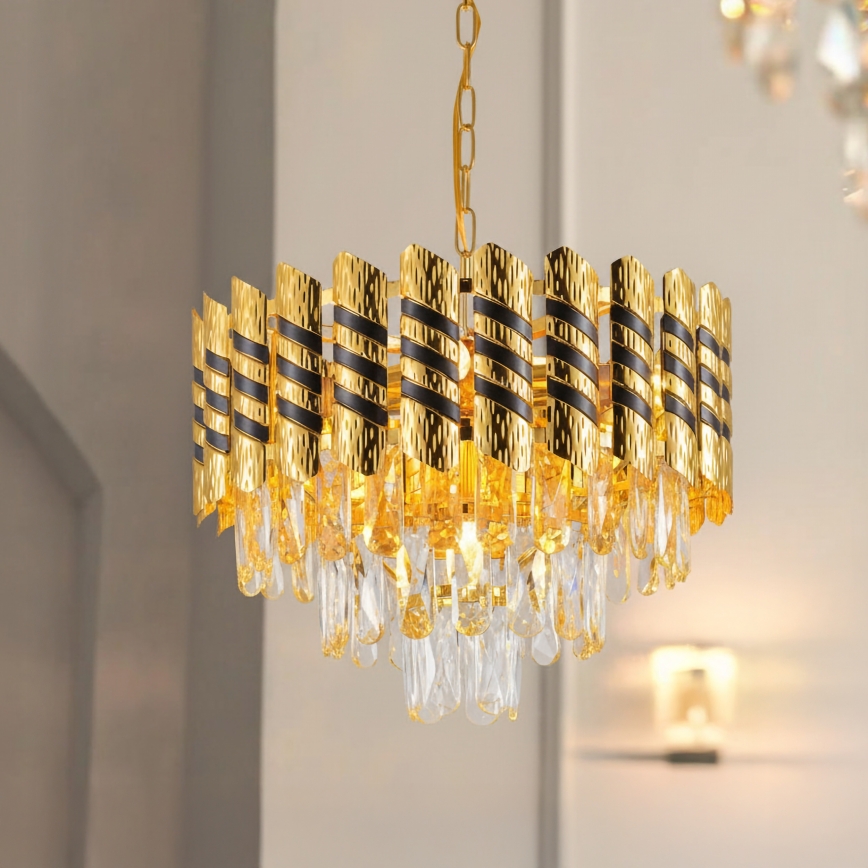 Brilagi - Luster na lancu CRISTAL 5xE14/40W/230V prečnik 38 cm