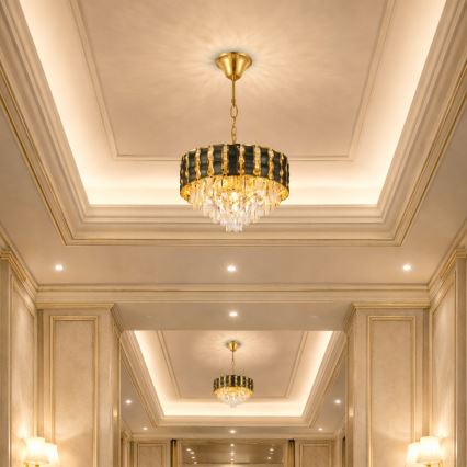 Brilagi - Luster na lancu CRISTAL 5xE14/40W/230V prečnik 38 cm