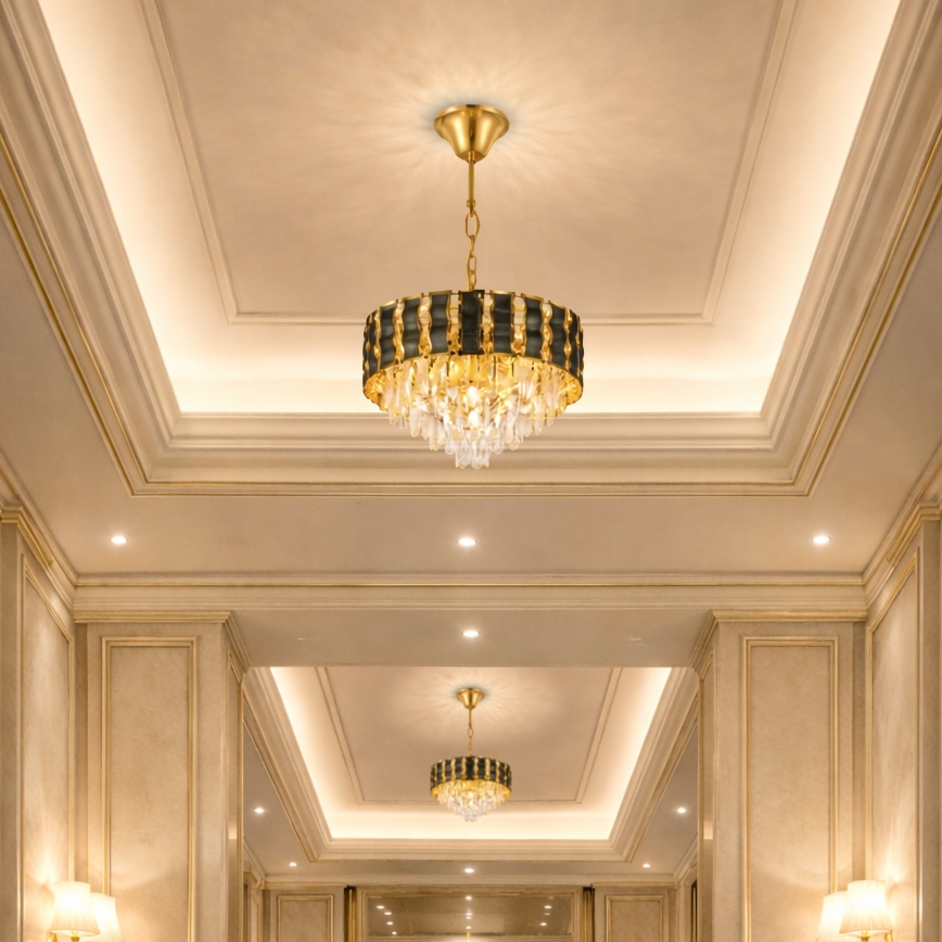 Brilagi - Luster na lancu CRISTAL 5xE14/40W/230V prečnik 38 cm