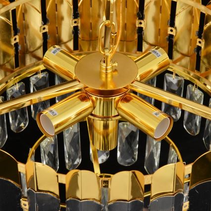 Brilagi - Luster na lancu CRISTAL 5xE14/40W/230V, prečnik 38 cm